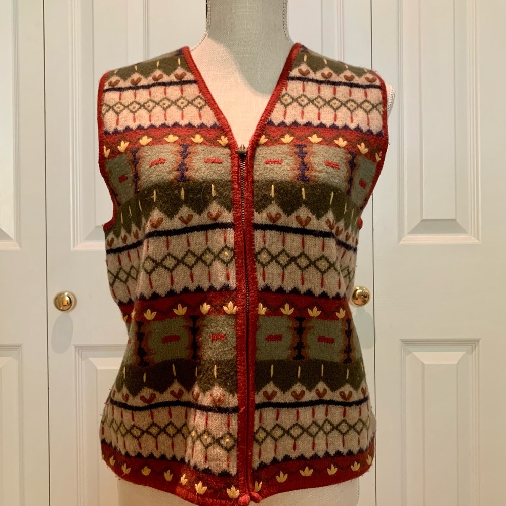 Vintage Wool Sweater Vest